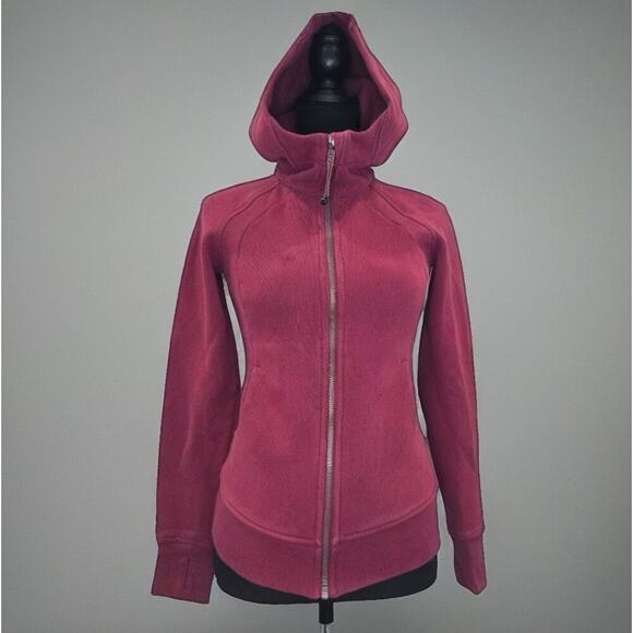 lululemon athletica Tops - Lululemon Scuba full-zip hoodie in a raspberry color. Retails $118